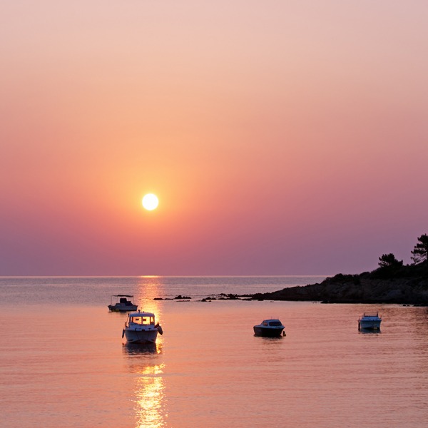Scenic aerial view of the Seine river and green fields in French countryside